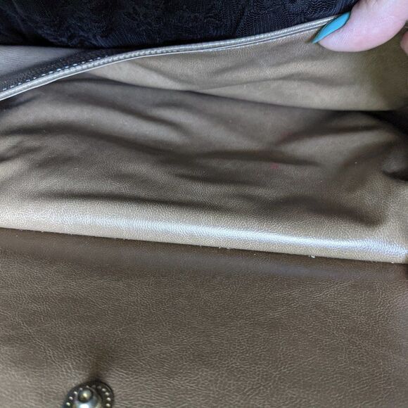 Vintage Rome Tan Snakeskin Shoulder Bag - Picture 8 of 11
